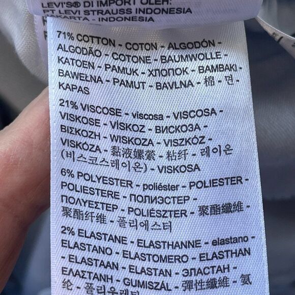 Levi’s 711 Skinny Light Wash Jeans, Size 26 - Picture 8 of 12